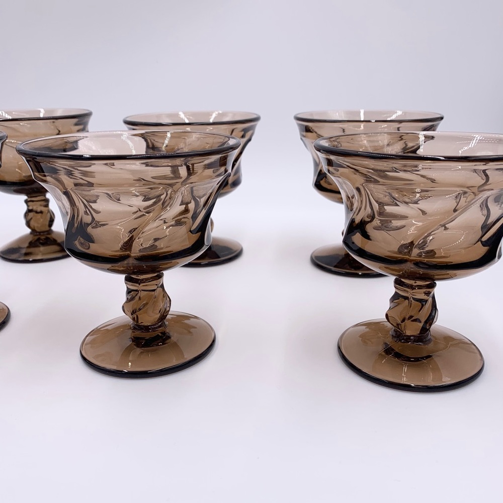 Vintage Fostoria Jamestown Glasses set of 6 - Picture 3 of 4